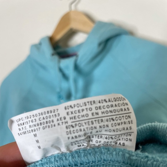 Champion Pullover Hoodie Sweatshirt - Womens Size Small S - Light Blue - Picture 4 of 6